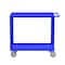 Valley Craft Utility Cart, Two Shelf, 24x36", Blue P F89226BUPY - alternate 4