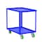 Valley Craft Utility Cart, Two Shelf, 24x36", Blue P F89226BUPY - alternate 1