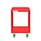 Valley Craft Utility Cart, Two Shelf, 24x36", Red Po F89226RDPY - alternate 5
