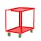 Valley Craft Utility Cart, Two Shelf, 24x36", Red Po F89226RDPY - alternate 3