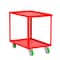 Valley Craft Utility Cart, Two Shelf, 24x36", Red Po F89226RDPY - alternate 1
