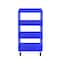 Valley Craft Utility Cart, Steel, 3600 lb Load Capacity, 53 in L, 30 in W F89229BUPH - alternate 2