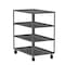 Valley Craft Utility Cart, Steel, 3600 lb Load Capacity, 53 in L, 30 in W F89229GYPH - alternate 1