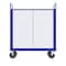 Valley Craft Cage Cart, 57"Wx30"D, 3-Sided High Profil F89256VCBL - alternate 6