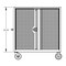 Valley Craft Security Cart, 60X30", Blue F89556VCBL - alternate 3