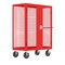 Valley Craft Security Cart, 48X24", Red F89557VCRD - alternate 1