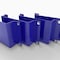 Valley Craft Fork Pockets, for Security Cart, Blue F89558B - alternate 2