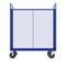 Valley Craft Cage Cart, 57"Wx30"D, w/Wood Shelf, 3-Sid F89726VCBL - alternate 2