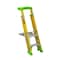 Louisville 5 ft 0.25 ft Fiberglass Platform Stepladder, 375 lb Capacity FCP1402HD - alternate 7