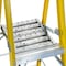 Louisville 9 ft 0.25 ft Fiberglass Platform Stepladder, 375 lb Capacity FCP1406HD - alternate 6