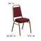 Flash Furniture Hercules Banquet Chair, 17-1/2 in W 20-1/4" L 36" H, Fixed, Fabric Seat FD-BHF-1-ALLGOLD-0847-BY-GG - alternate 3
