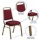 Flash Furniture Hercules Banquet Chair, 17-1/2 in W 20-1/4" L 36" H, Fixed, Fabric Seat FD-BHF-1-ALLGOLD-0847-BY-GG - alternate 8