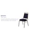 Flash Furniture Hercules Banquet Chair, 17-1/2 in W 20-1/4" L 36" H, Fixed, Fabric Seat FD-BHF-1-ALLGOLD-0849-NVY-GG - alternate 4