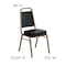 Flash Furniture Hercules Banquet Chair, Black Back, 17-1/2 in W 20-1/4" L 36" H, Vinyl Seat FD-BHF-1-ALLGOLD-BK-GG - alternate 8