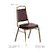 Flash Furniture Hercules Banquet Chair, Brown Back, 17-1/2 in W 20-1/4" L 36" H, Vinyl Seat FD-BHF-1-ALLGOLD-BN-GG - alternate 9