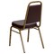 Flash Furniture Hercules Banquet Chair, Brown Back, 17-1/2 in W 20-1/4" L 36" H, Vinyl Seat FD-BHF-1-ALLGOLD-BN-GG - alternate 10
