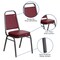 Flash Furniture Hercules Banquet Chair, 17-1/2 in W 20-1/4" L 36" H, Vinyl Seat FD-BHF-1-SILVERVEIN-BY-GG - alternate 4