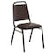 Flash Furniture Hercules Banquet Chair, Brown Back, 17-1/2 in W 20-1/4" L 34" H, Vinyl Seat FD-BHF-2-BN-GG - alternate 5