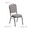 Flash Furniture Hercules Banquet Chair, Gray Back, 17-1/4 in W 20-1/4" L 38" H, Fabric Seat FD-C01-B-5-GG - alternate 5
