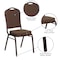 Flash Furniture Hercules Banquet Chair, Brown Back, 17-1/4 in W 20-1/4" L 38" H, Fabric Seat FD-C01-COPPER-008-T-02-GG - alternate 6