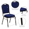 Flash Furniture Hercules Banquet Chair, Blue Back, 17.25 W 20-1/4" L 38 H, Fabric Seat FD-C01-GOLDVEIN-208-GG - alternate 4