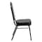 Flash Furniture Hercules Banquet Chair, Black Back, 17-1/4 in W 20-1/4" L 38" H, Vinyl Seat FD-C01-GOLDVEIN-BK-VY-GG - alternate 2