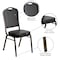 Flash Furniture Hercules Banquet Chair, Black Back, 17-1/4 in W 20-1/4" L 38" H, Vinyl Seat FD-C01-GOLDVEIN-BK-VY-GG - alternate 3