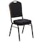 Flash Furniture Hercules Banquet Chair, Black Back, 17-1/4 in W 20-1/4" L 38" H, Fixed, Fabric Seat FD-C01-GOLDVEIN-S0806-GG - alternate 5