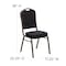 Flash Furniture Hercules Banquet Chair, Black Back, 17-1/4 in W 20-1/4" L 38" H, Fixed, Fabric Seat FD-C01-GOLDVEIN-S0806-GG - alternate 2