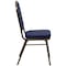 Flash Furniture Hercules Banquet Chair, Blue Back, 17-1/4 in W 20-1/4" L 38" H, Fabric Seat FD-C01-GOLDVEIN-S0810-GG - alternate 5