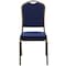 Flash Furniture Hercules Banquet Chair, Blue Back, 17-1/4 in W 20-1/4" L 38" H, Fabric Seat FD-C01-GOLDVEIN-S0810-GG - alternate 10