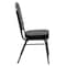 Flash Furniture Hercules Banquet Chair, Black Back, 17-1/4 in W 20-1/4" L 38" H, Vinyl Seat FD-C01-SILVERVEIN-BK-VY-GG - alternate 7