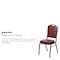 Flash Furniture Hercules Banquet Chair, 17-1/4 in W 20-1/4" L 38" H, Vinyl Seat FD-C01-SILVERVEIN-BURG-VY-GG - alternate 5