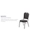 Flash Furniture Hercules Banquet Chair, Gray Back, 17-1/4 in W 20-1/4" L 38" H, Fabric Seat FD-C01-SILVERVEIN-GY-GG - alternate 2
