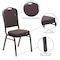 Flash Furniture Hercules Banquet Chair, Gray Back, 17-1/4 in W 20-1/4" L 38" H, Fabric Seat FD-C01-SILVERVEIN-GY-GG - alternate 9