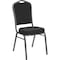 Flash Furniture Hercules Banquet Chair, Black Back, 17-1/4 in W 20-1/4" L 38" H, Fixed, Fabric Seat FD-C01-SILVERVEIN-S076-GG - alternate 3