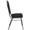 Flash Furniture Hercules Banquet Chair, Black Back, 17-1/4 in W 20-1/4" L 38" H, Fixed, Fabric Seat FD-C01-SILVERVEIN-S076-GG - alternate 2
