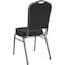 Flash Furniture Hercules Banquet Chair, Black Back, 17-1/4 in W 20-1/4" L 38" H, Fixed, Fabric Seat FD-C01-SILVERVEIN-S076-GG - alternate 9