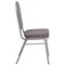 Flash Furniture Hercules Banquet Chair, Gray Back, 17-1/4 in W 20-1/4" L 38" H, Fabric Seat FD-C01-S-12-GG - alternate 2