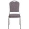 Flash Furniture Hercules Banquet Chair, Gray Back, 17-1/4 in W 20-1/4" L 38" H, Fabric Seat FD-C01-S-12-GG - alternate 3