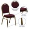 Flash Furniture Hercules Banquet Chair, 17-1/4 in W 20-1/4" L 37-1/2" H, Fixed, Fabric Seat FD-C03-ALLGOLD-EFE1679-GG - alternate 10