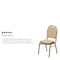 Flash Furniture Hercules Banquet Chair, 17-1/4 in W 20-1/4" L 37-1/2" H, Fixed, Fabric Seat FD-C03-ALLGOLD-H20124E-GG - alternate 2
