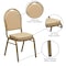 Flash Furniture Hercules Banquet Chair, 17-1/4 in W 20-1/4" L 37-1/2" H, Fixed, Fabric Seat FD-C03-ALLGOLD-H20124E-GG - alternate 5