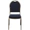Flash Furniture Hercules Banquet Chair, 17-1/4 in W 20-1/4" L 37-1/2" H, Fixed, Fabric Seat FD-C03-ALLGOLD-H203774-GG - alternate 3