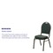 Flash Furniture Hercules Banquet Chair, 17-1/4 in W 20-1/4" L 37-1/2" H, Fixed, Fabric Seat FD-C03-GOLDVEIN-4003-GG - alternate 7