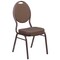 Flash Furniture Hercules Banquet Chair, Brown Back, 17-1/2 in W 21" L 37-3/4" H, Fabric Seat FD-C04-COPPER-008-T-02-GG - alternate 5