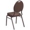 Flash Furniture Hercules Banquet Chair, Brown Back, 17-1/2 in W 21" L 37-3/4" H, Fabric Seat FD-C04-COPPER-008-T-02-GG - alternate 3