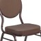 Flash Furniture Hercules Banquet Chair, Brown Back, 17-1/2 in W 21" L 37-3/4" H, Fabric Seat FD-C04-COPPER-008-T-02-GG - alternate 9