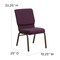 Flash Furniture Hercules Church Chair, 19-1/4 in W 25" L 33-1/4" H, Fabric Seat FD-CH02185-GV-005-GG - alternate 10