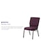 Flash Furniture Hercules Church Chair, 19-1/4 in W 25" L 33-1/4" H, Fabric Seat FD-CH02185-GV-005-GG - alternate 6